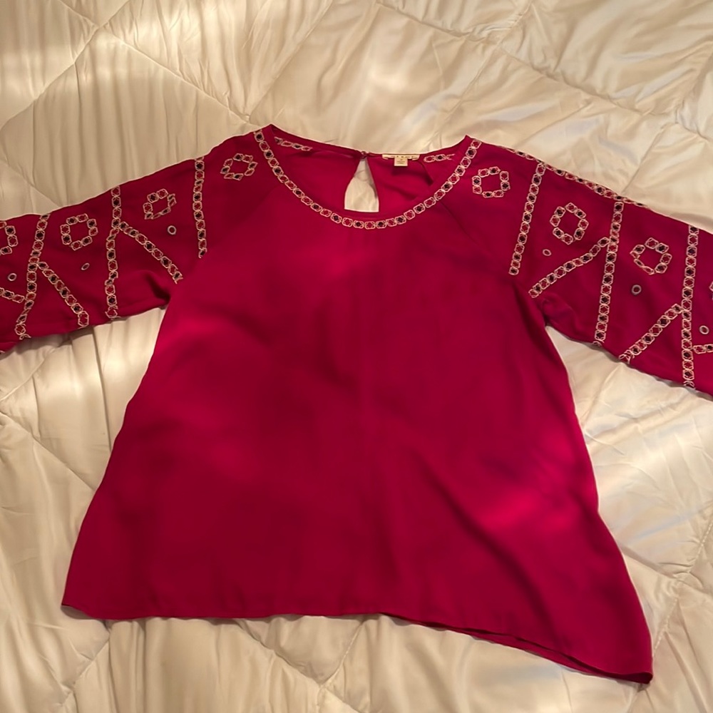 Franscescas pink patterned blouse